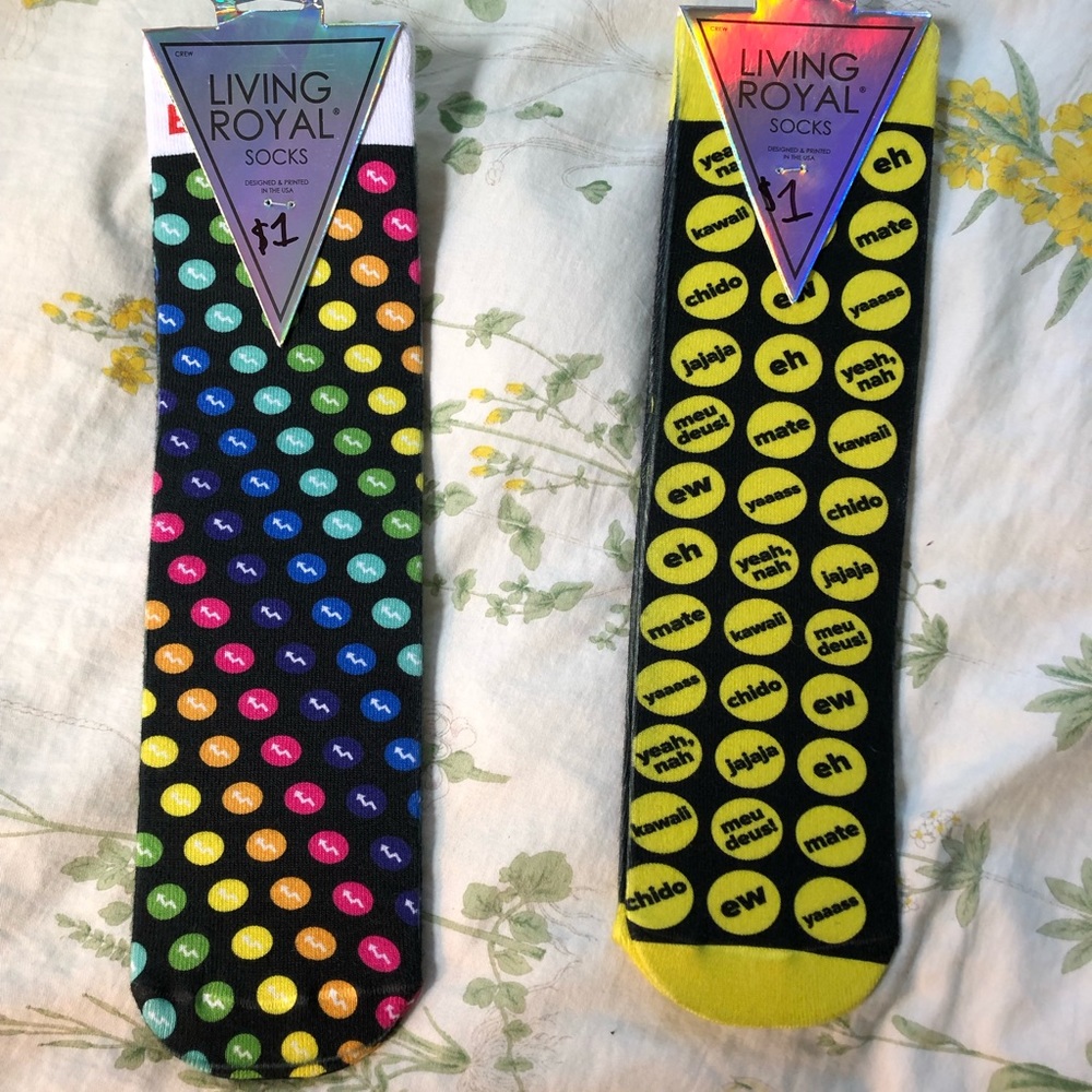 Unworn Limited Edition BuzzFeed Socks
